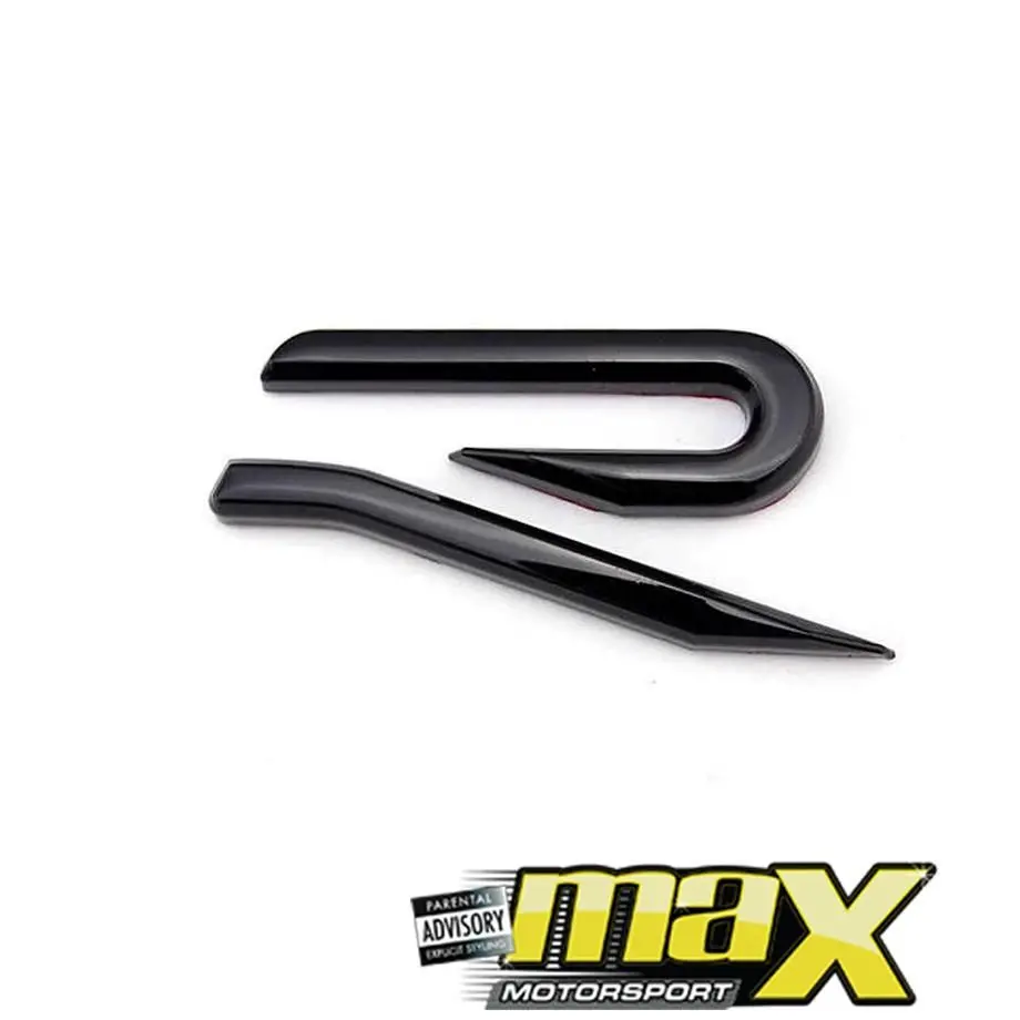 Golf 8 Style - R Logo Badge (Black) 1
