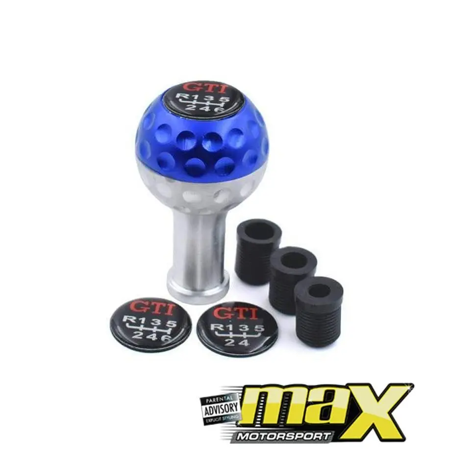 Universal Golf Ball Gti Style Gear Knob (Blue) 1
