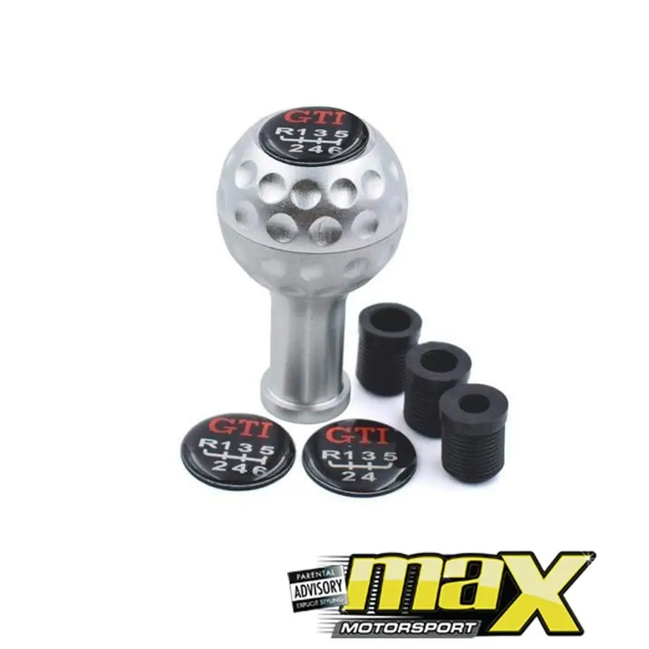 Universal Golf Ball Style Gear Knob (Silver) 1