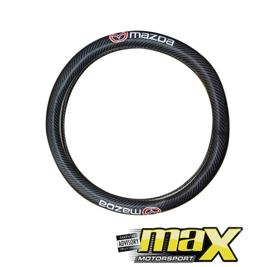 Universal Mazda Steering Wheel Cover (Carbon Look) 1