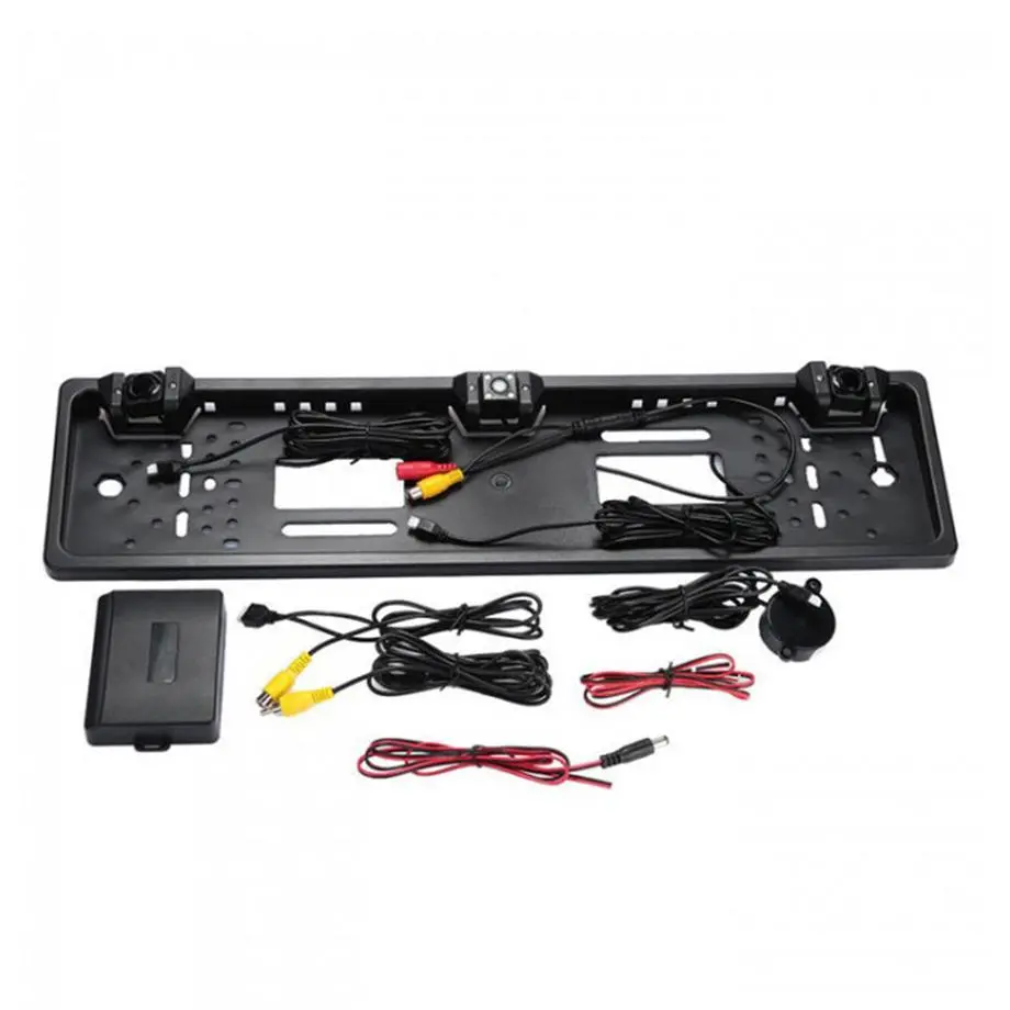 Universal Number Plate Rear View Camera With Parking Sensors 1