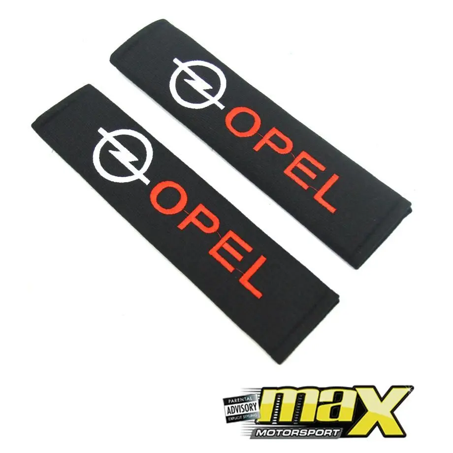 Universal Opel Racing Seatbelt Pads (Cloth) 1