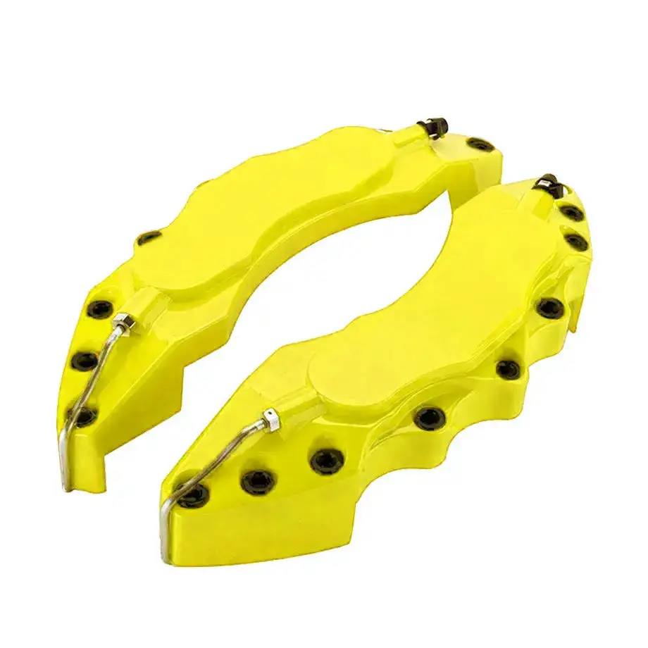 Universal Plastic Brake Caliper Covers - Yellow (Large) 1