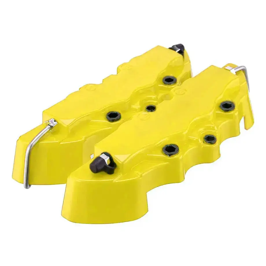 Universal Plastic Brake Caliper Covers - Yellow (Small) 1