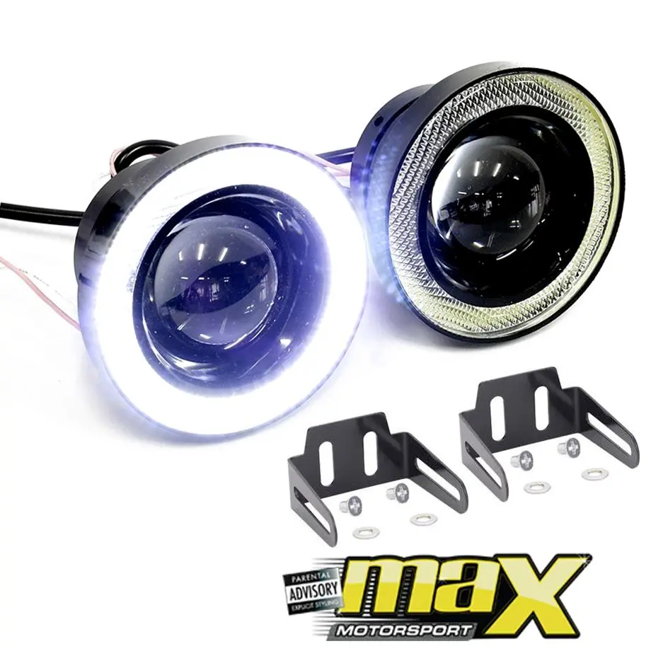 Universal Projector Led Angel Eye Fog Light (76Mm) 1