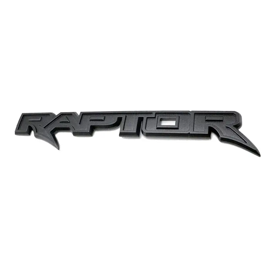 Universal Raptor Stick On Emblem Badge (Grey) 1