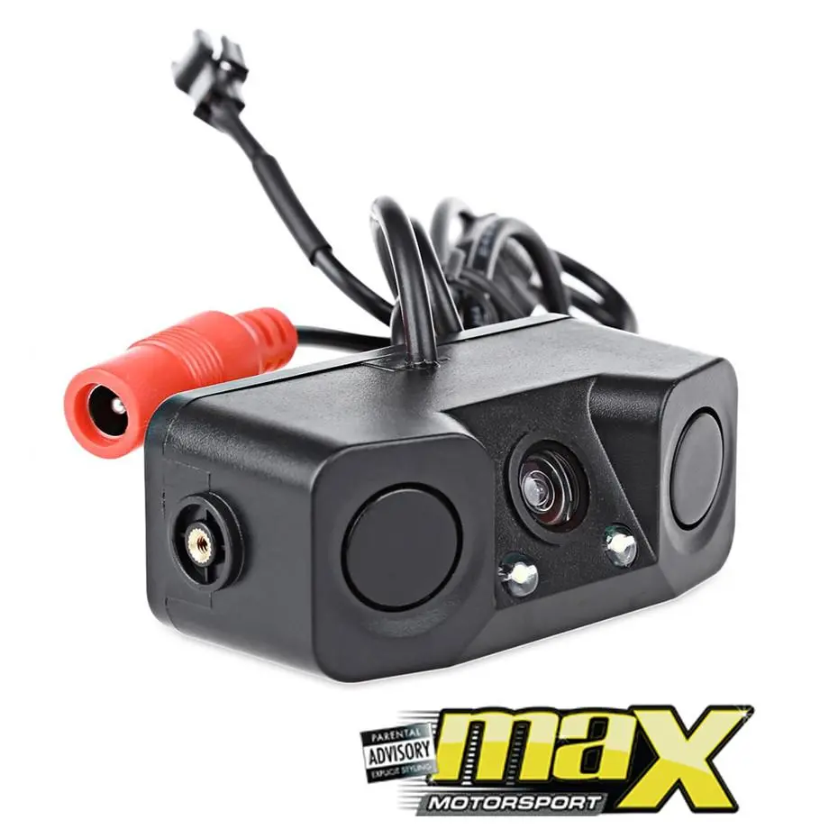 Universal Rear View Camera With Parking Sensors 1