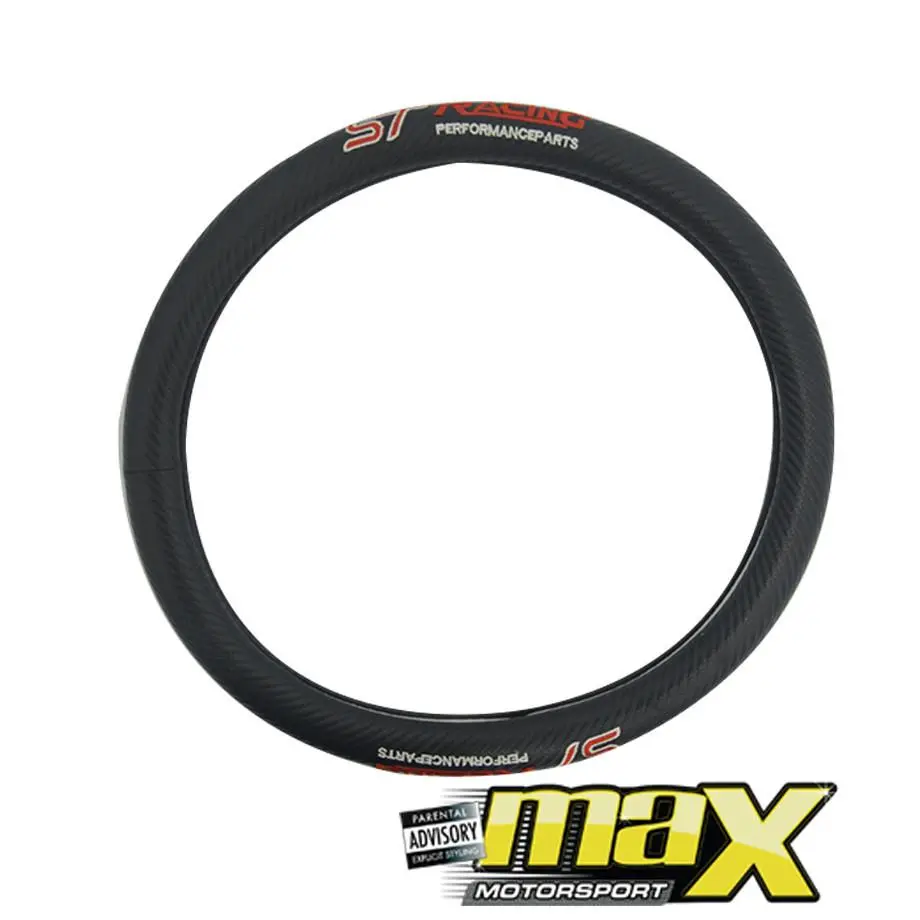 Universal St Racing Steering Wheel Cover (Carbon Look) 1