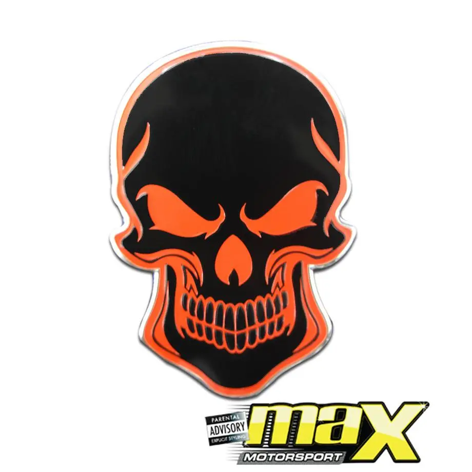 Universal Skull Metal Badge 1