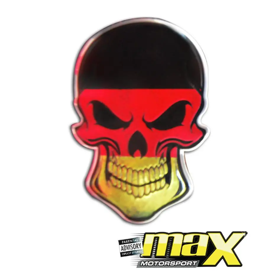 Universal Skull Aluminum Badge 1