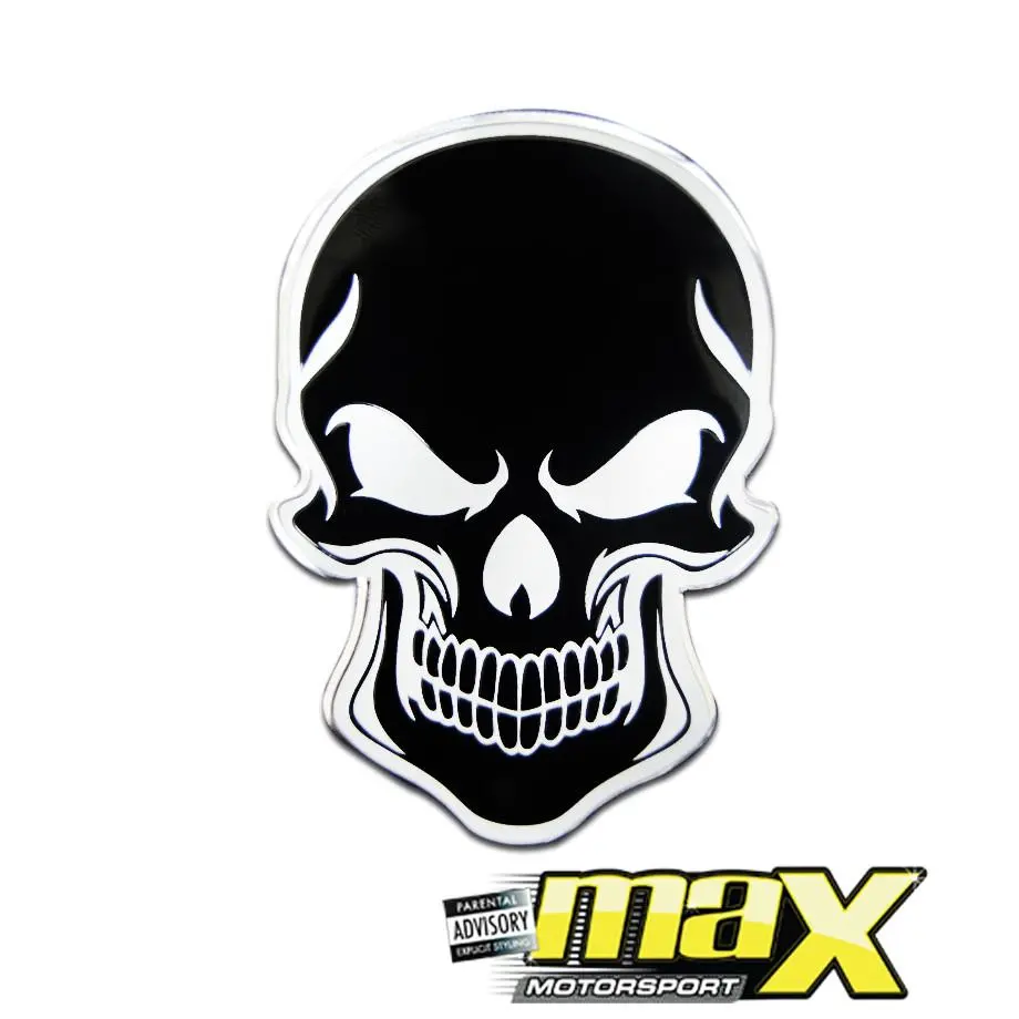 Universal Skull Metal Badge 1