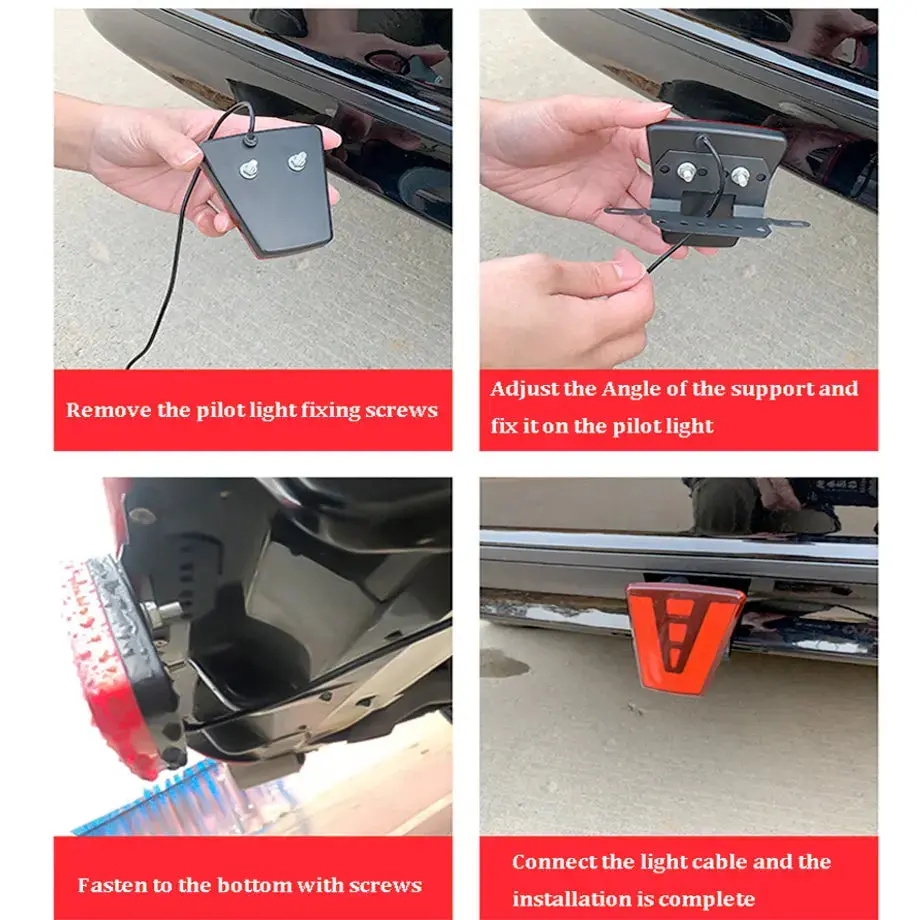Universal Triangular F1 Style Led Brake Light - Type B 2