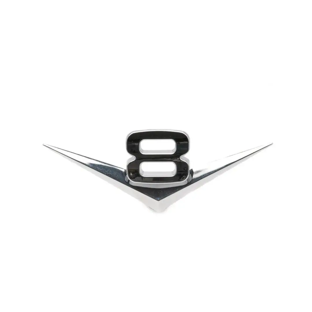 Universal V8 Chrome Metal Badge 1