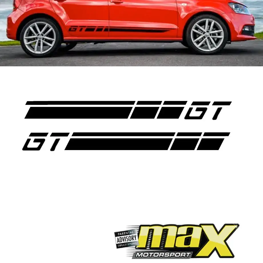 Universal Vw Polo Gt Stripe Sticker Kit 1