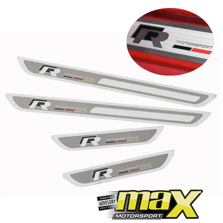 Universal Vw R Aluminium Door Step Sills (4-Door) 1