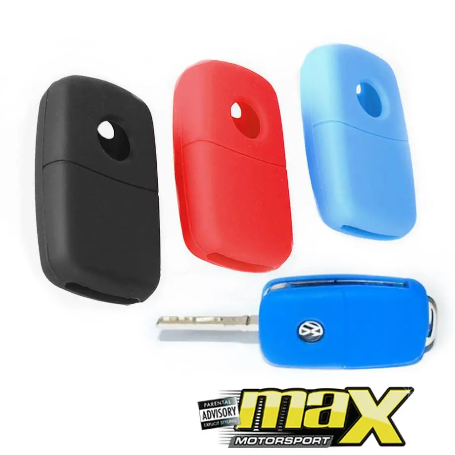 Suitable To Fit - Vw Silicone 3-Button Key Protection Covers 1