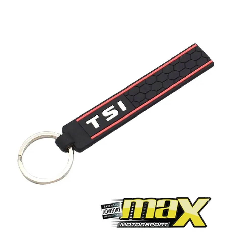 Universal Vw Tsi Rubber Key Ring 1