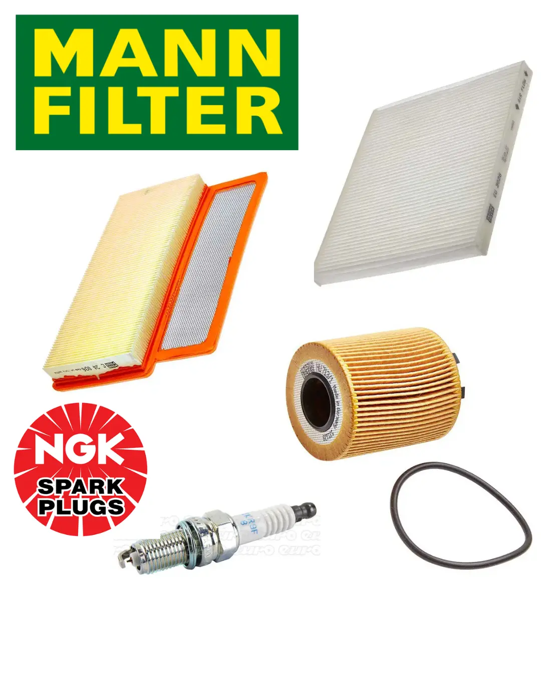Abarth 500/595/695 Service Kit Mann (Before 13/09/2011) 1