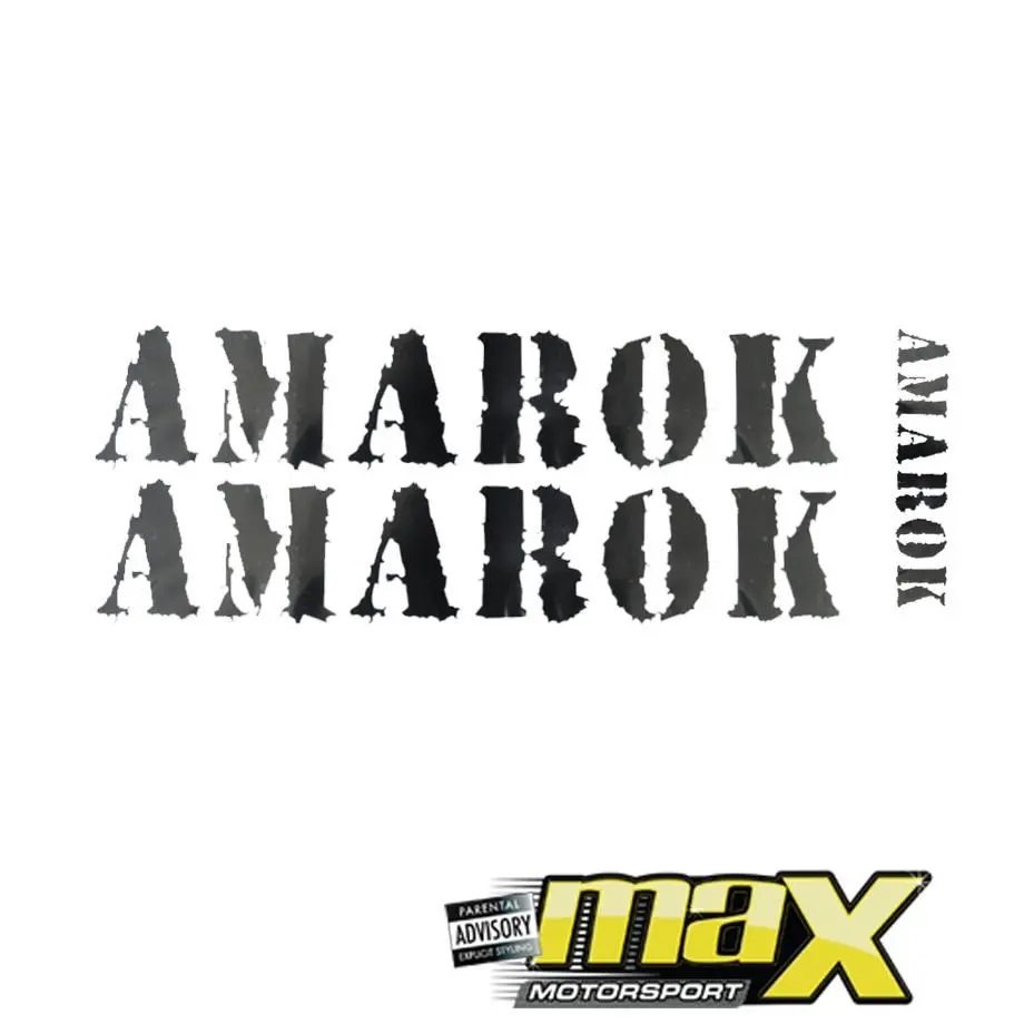 Suitable To Fit - Vw Amarok Sticker Kit 1