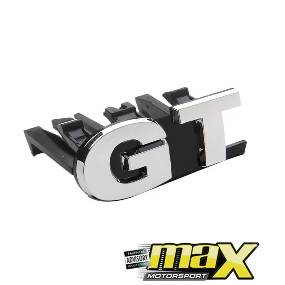 Vw Gt Chrome Grille Badge 1