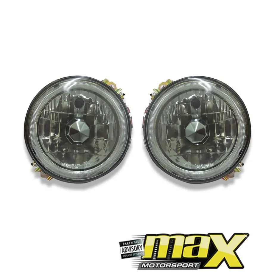 Vw Golf 1 Ccfl Smoked Angel Eye Headlights (Outters) 1