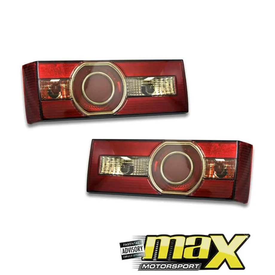 Vw Golf 1 Velociti Style Smoked Tail Lights With Chrome Ring 1
