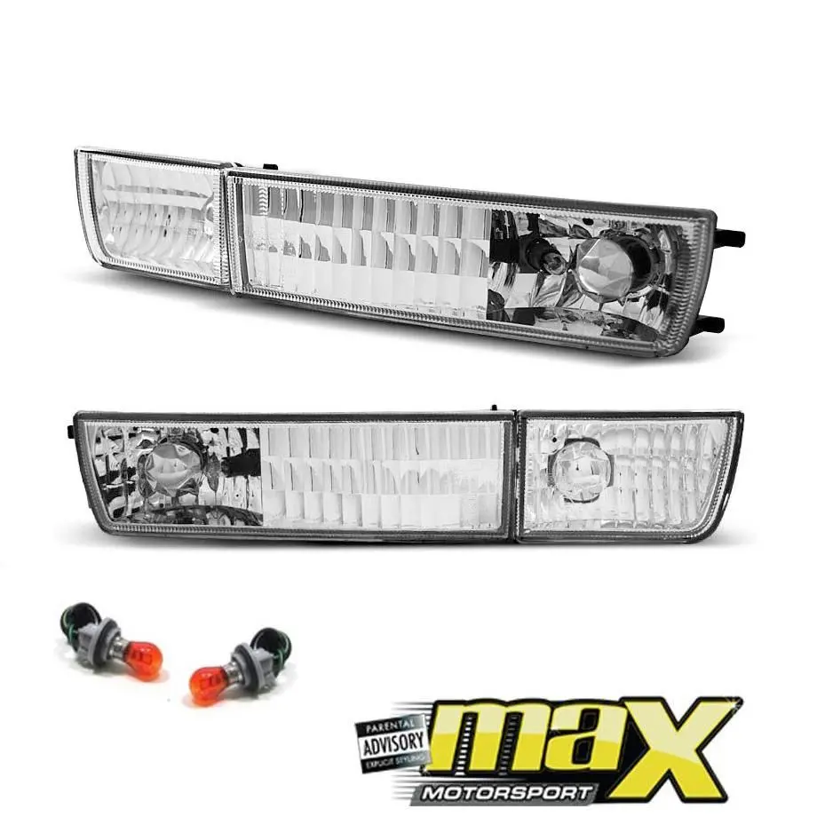 Suitable To Fit- Vw Golf 3 / Jetta 3 Crystal Front Bumper Indicator With Foglight 1