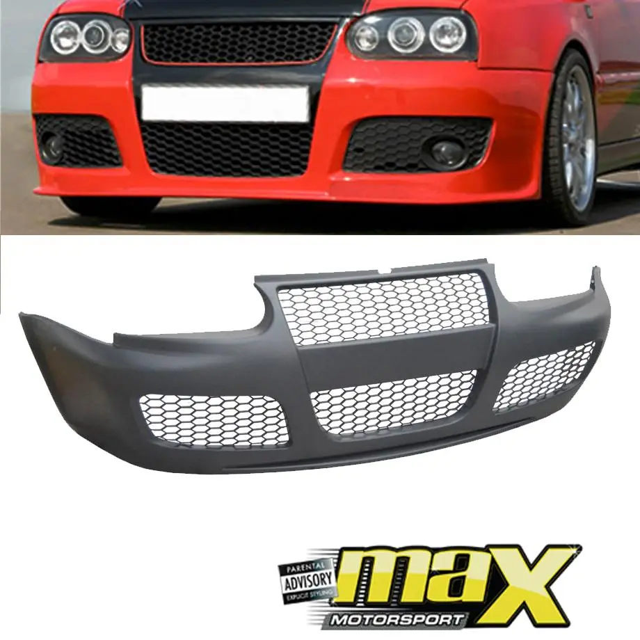 Suitable To Fit - Vw Golf 3 Plastic Upgrade Front Bumper Golf 5 Gti Style 1