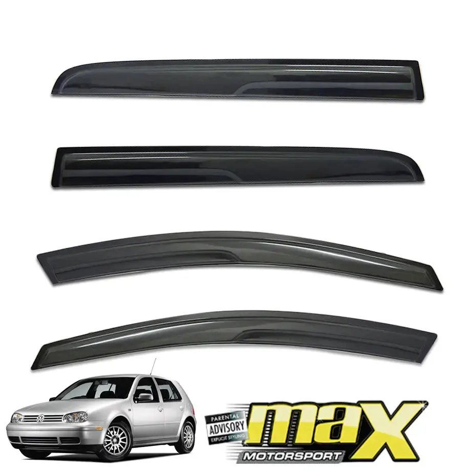 Suitable To Fit - Vw Golf 4 Black Windshield (4-Piece) 1