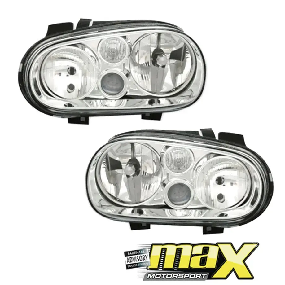Vw Golf 4 Oem Style Crystal Headlights 1