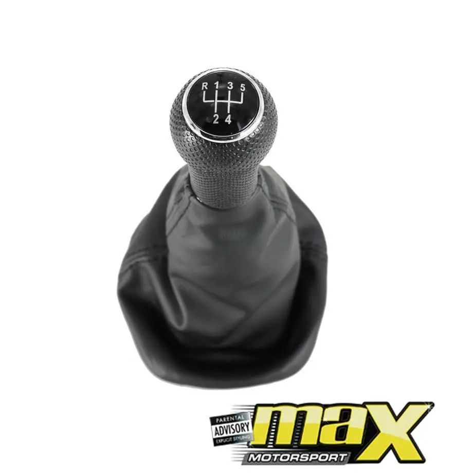 Vw Golf 5 Leather Gear Knob + Boot Cover 1