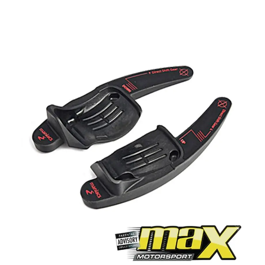 Suitable To Fit - Vw Golf 5 Maniacs Paddle Shift Extensions (Black) 1