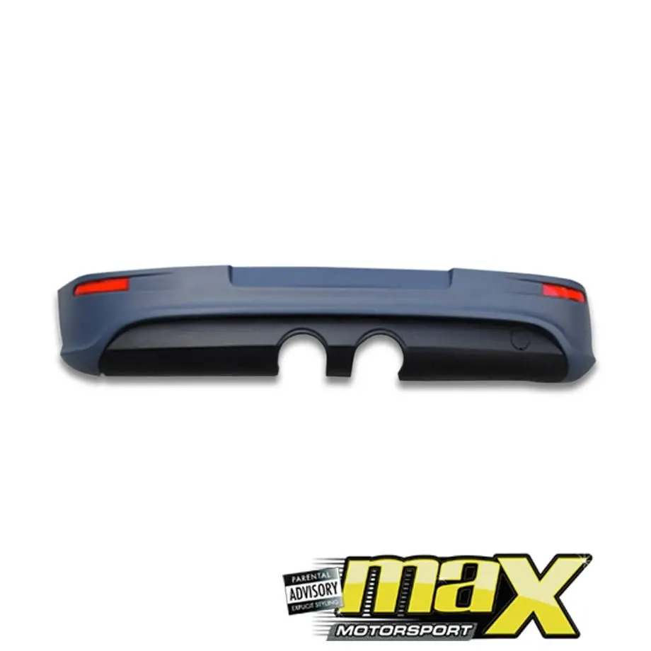 Suitable To Fit - Vw Golf 5 R32 Style Rear Bumper Diffuser With Heatshield 1