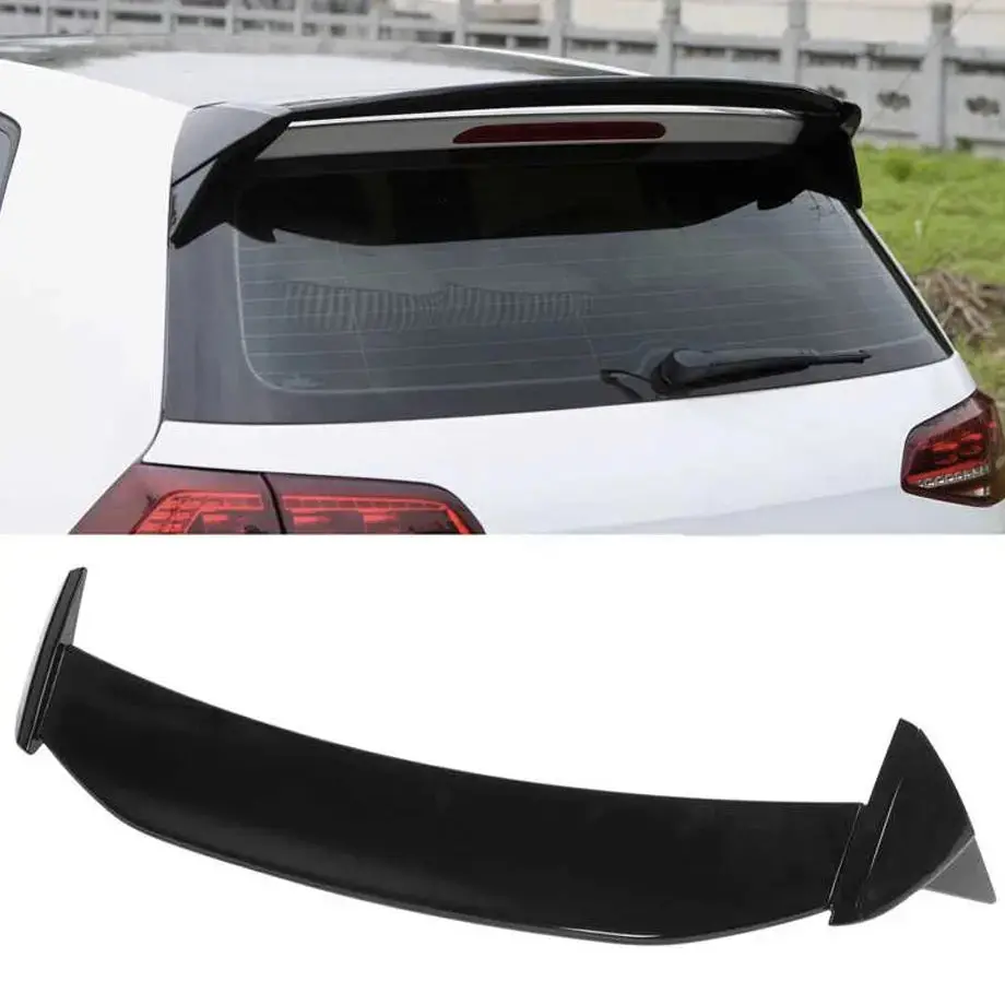 Suitable To Fit - Vw Golf 7 / 7.5 Aspec Style 3-Piece Gloss Black Roof Spoiler 1