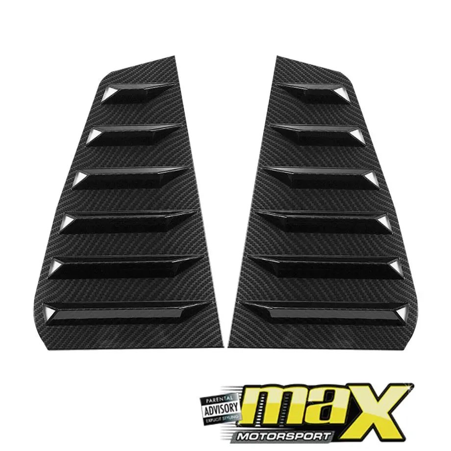 Vw Golf 7 Carbon Look Side Window Louver 1