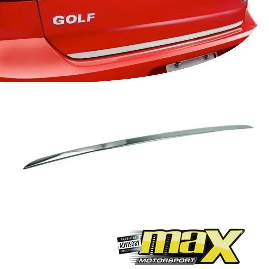Suitable To Fit - Vw Golf 7 Chrome Aluminum Boot Lid Strip 1