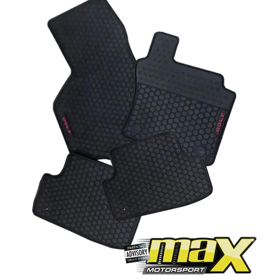 Vw Golf 7 Custom Rubber Car Mats (4-Piece) 1