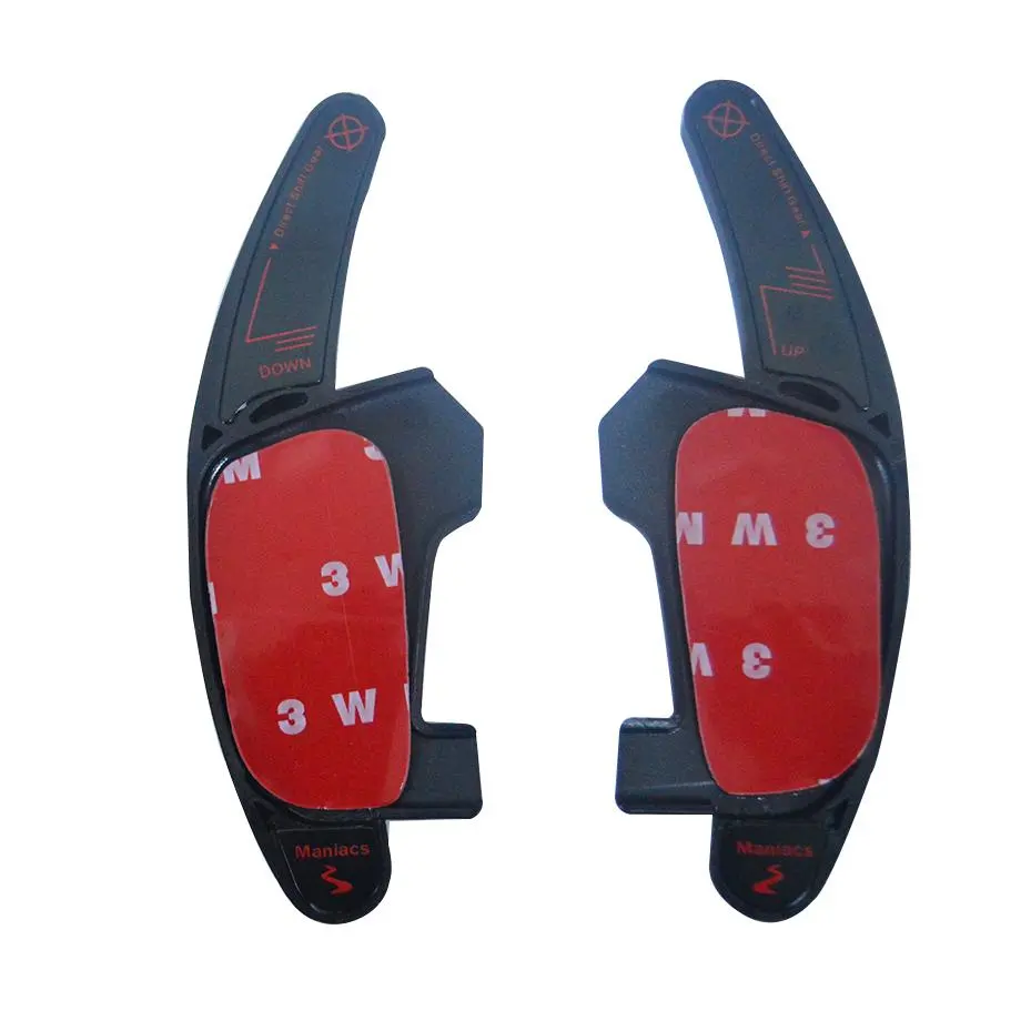 Suitable To Fit - Vw Golf 7 Gti Maniacs Paddle Shift Extensions (Black) 1