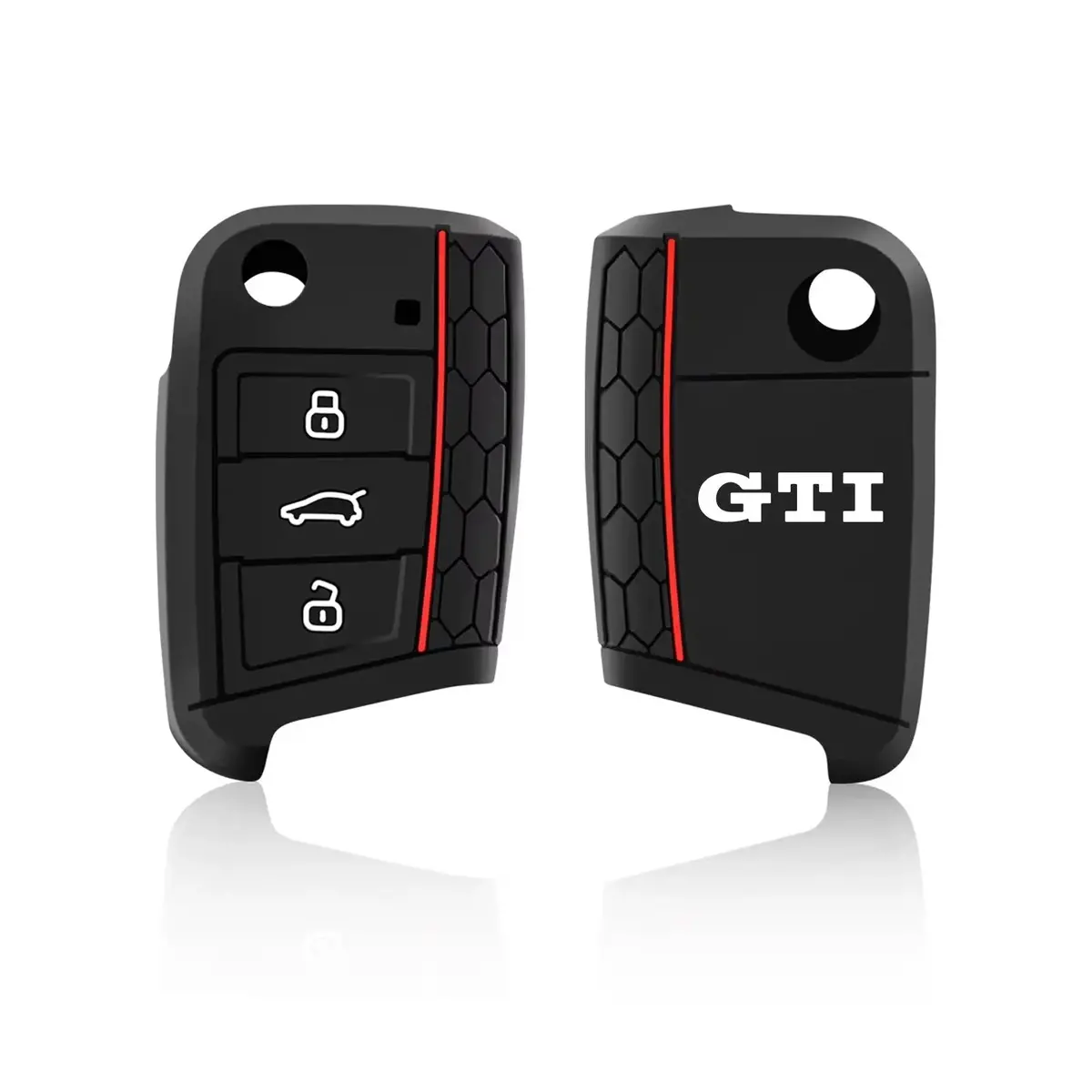 Suitable To Fit - Vw Golf 7 Gti Soft Shell Silicone Key Case Cover 1