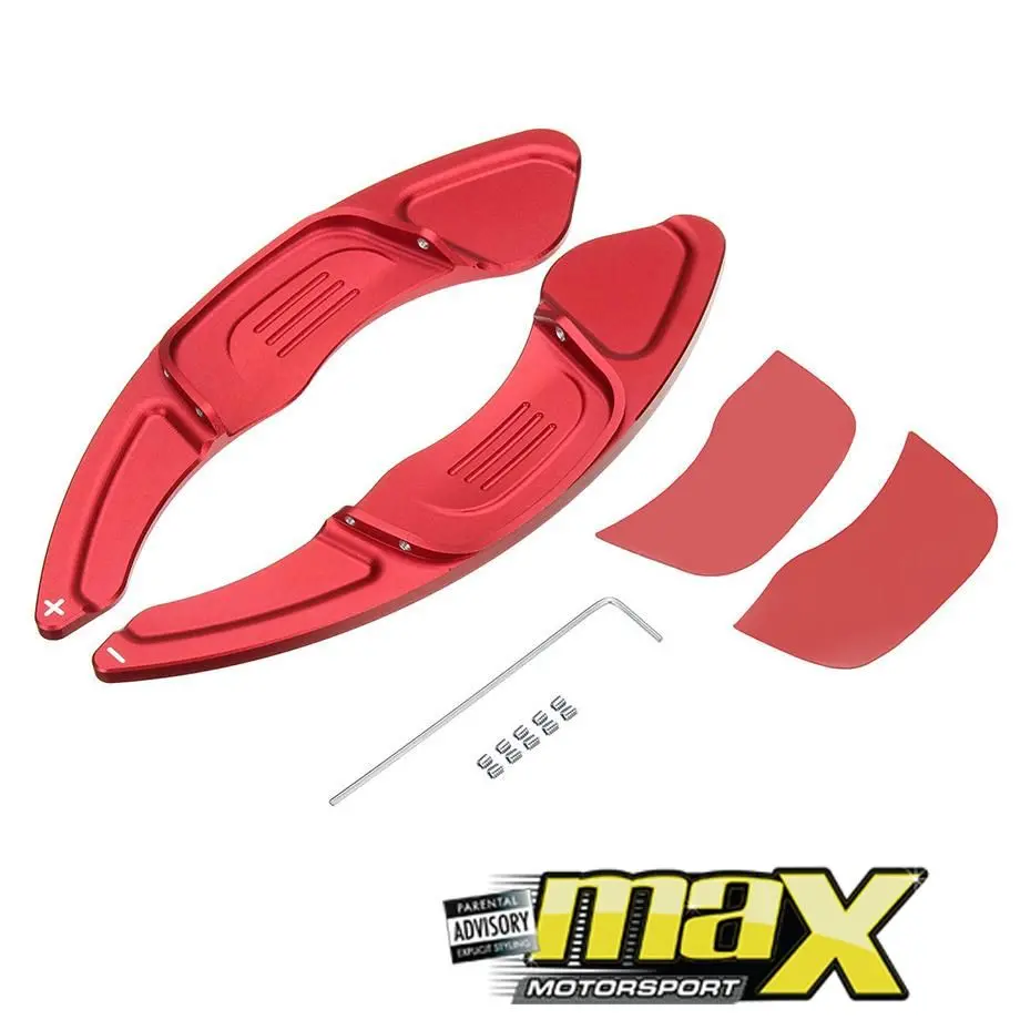 Suitable To Fit - Vw Golf 7 Gti Aluminium Paddle Shift Extensions (Red) 1