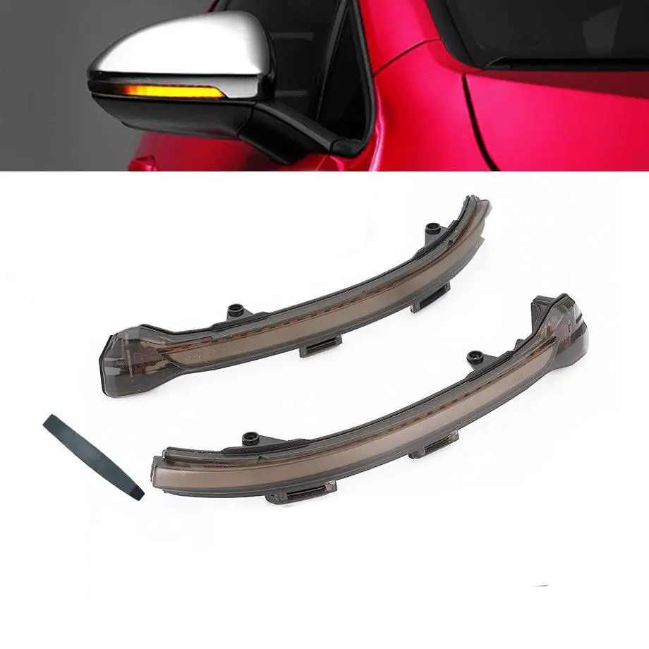 Suitable To Fit - Vw Golf 7 Side Mirror Smoked Led Sequential Indicator Light 1
