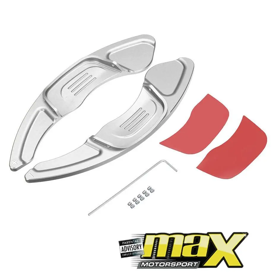 Suitable To Fit - Vw Golf 7 Gti  Aluminium Paddle Shift Extensions (Silver) 1