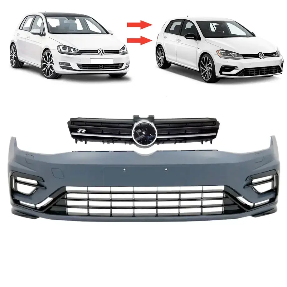 Vw Golf 7.5 R Front Bumper Conversion - Suitable To Fit Vw Golf 7 1