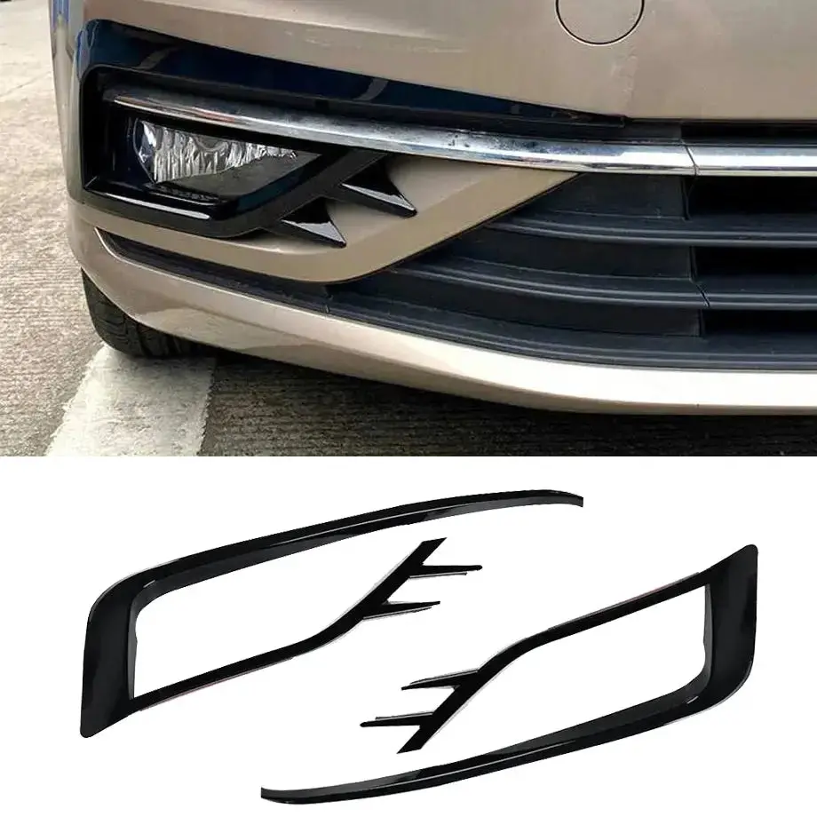 Suitable To Fit - Vw Golf 7.5 Tsi Gloss Black Fog Light Canards 1