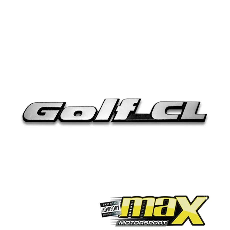 Vw Golf Cl Badge 1