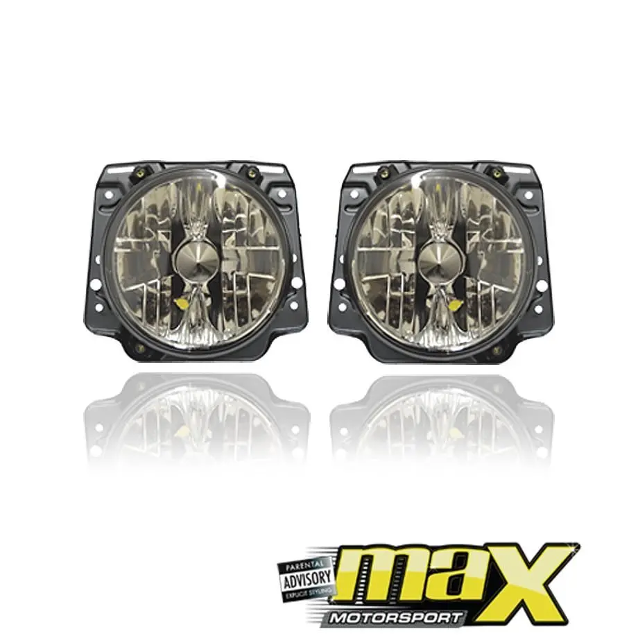 Vw Golf Mk2 Crystal Smoked Headlights (Outers) 1