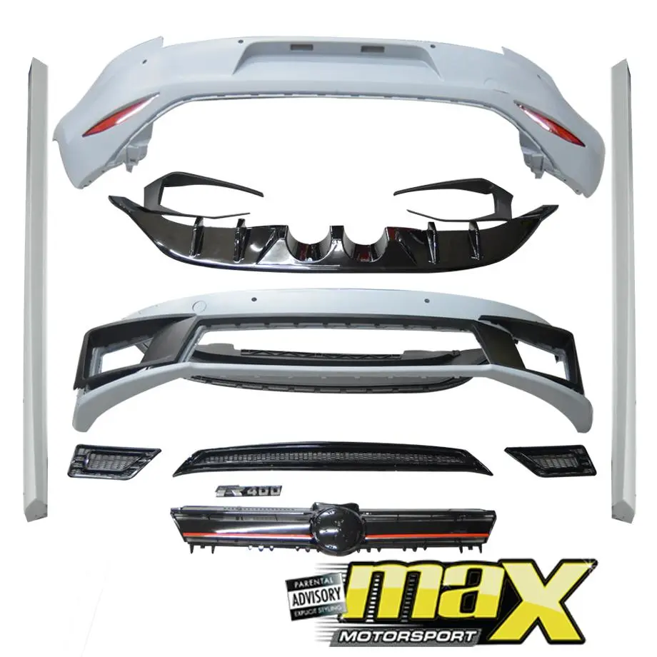 Suitable To Fit - Vw Golf Mk7 R400 Style Plastic Upgrade Body Kit 1