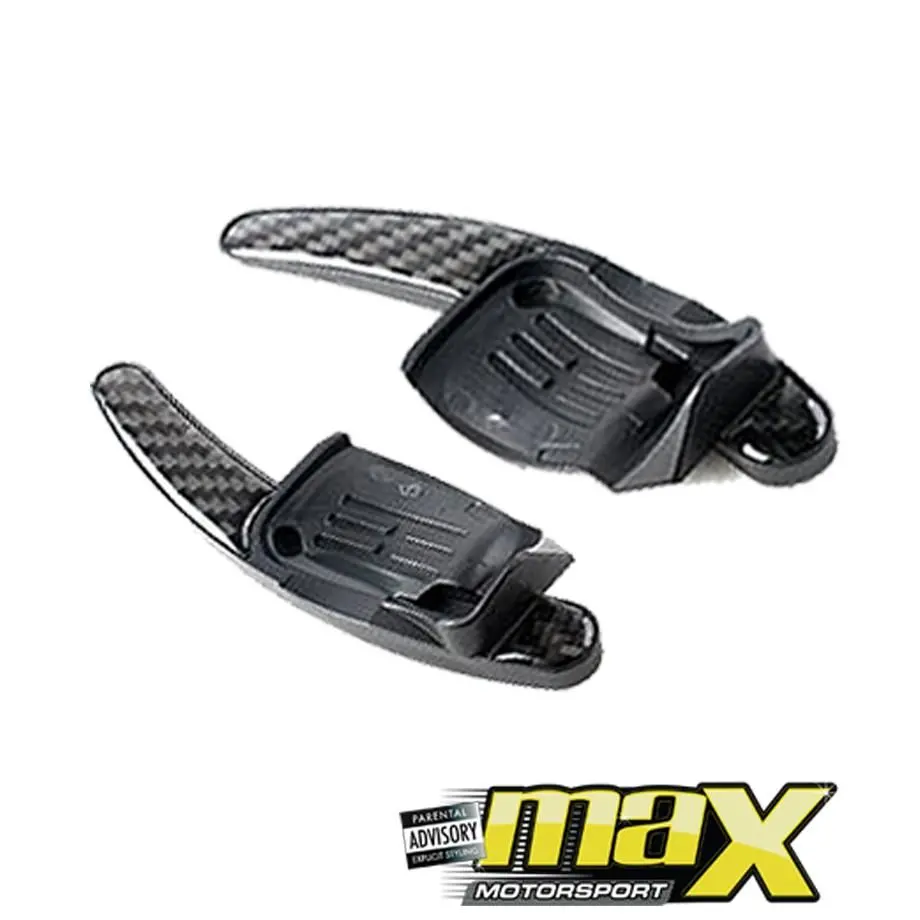 Suitable To Fit - Vw Polo 6 Maniacs Paddle Shift Extensions (Carbon Look) 1