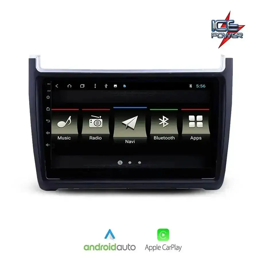 Vw Polo 6 Gti / Tsi (12-On) - 9 Inch Ice Power Android Entertainment & Gps System 1