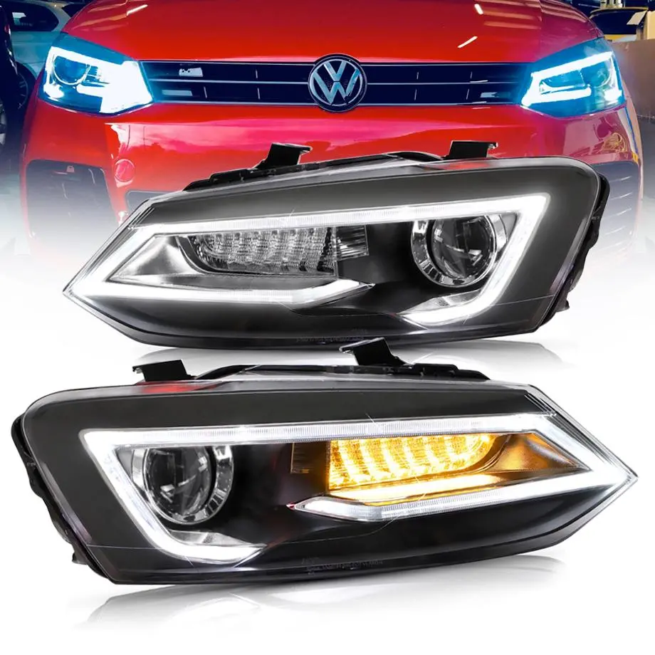 Suitable To Fit - Vw Polo 6/Polo Vivo Led Projector Headlight - Audi A3 Style 1